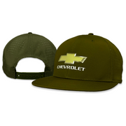 chevrolet-heritage-bowtie-leather-patch-caramel-with-black-mesh-snap-back-ch2705-corvette-store-online