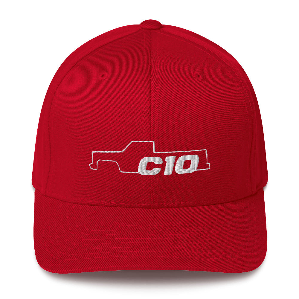 square-body-c10-truck-flexfit-hat