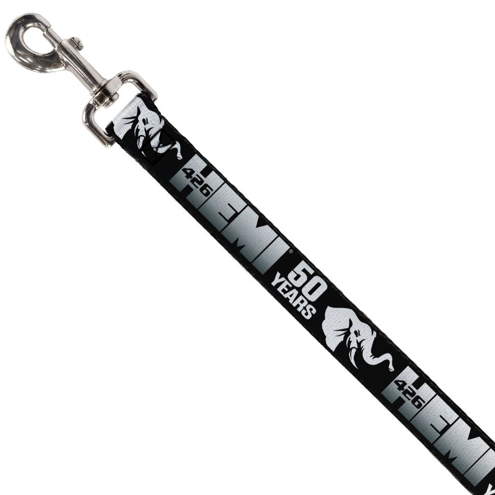 dog-leash-hemi-426-elephant-logo-50-years-black-white-silver-fade