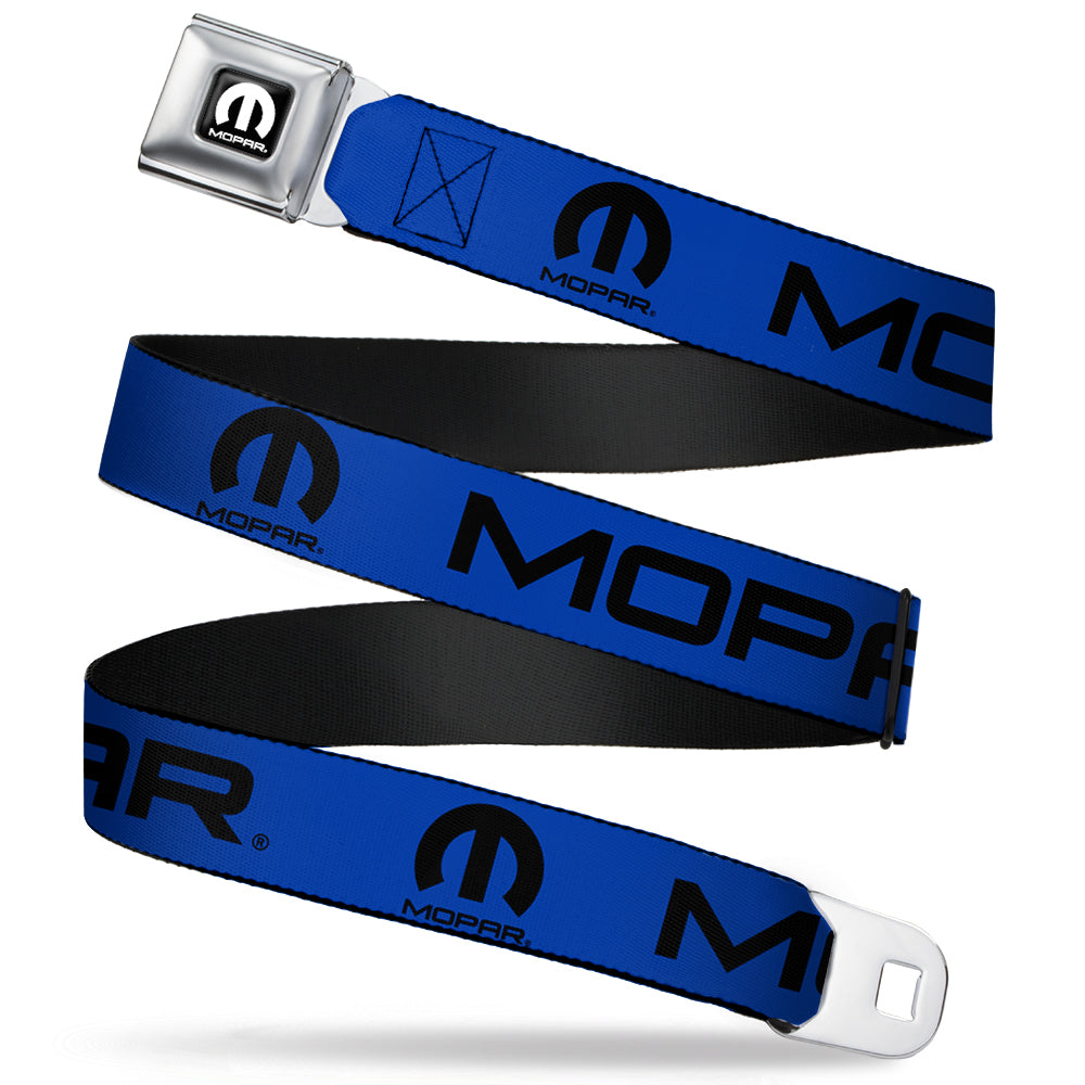 MOPAR Logo Seatbelt Belt - Full Color Black White