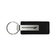 dodge-stripe-leather-key-fob-in-black-22744-classic-auto-store-online