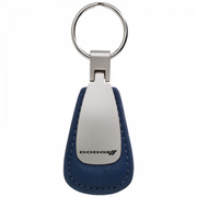 dodge-stripe-leather-teardrop-key-fob-blue-42608-classic-auto-store-online