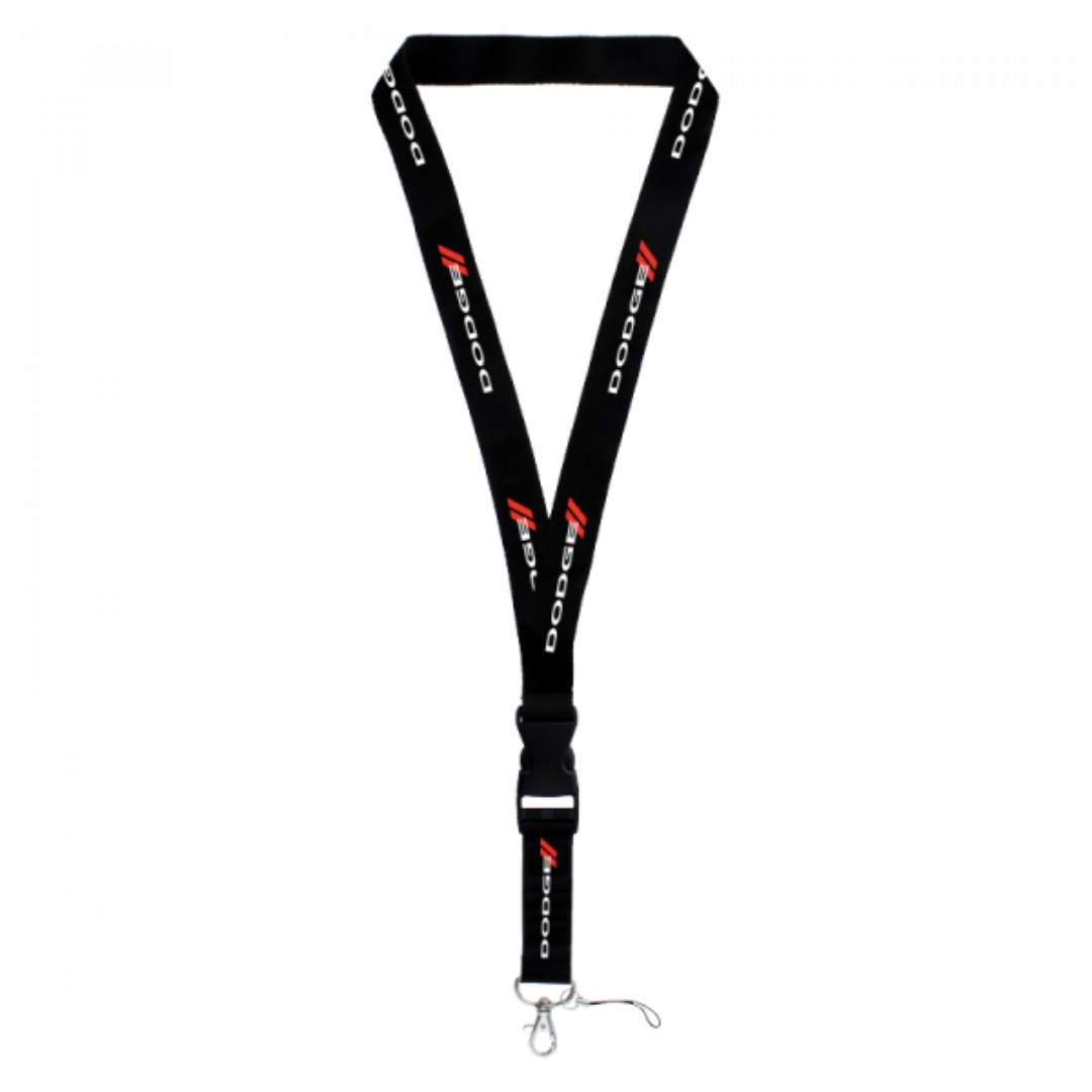 dodge-stripe-white-on-black-lanyard-39253-classic-auto-store-online