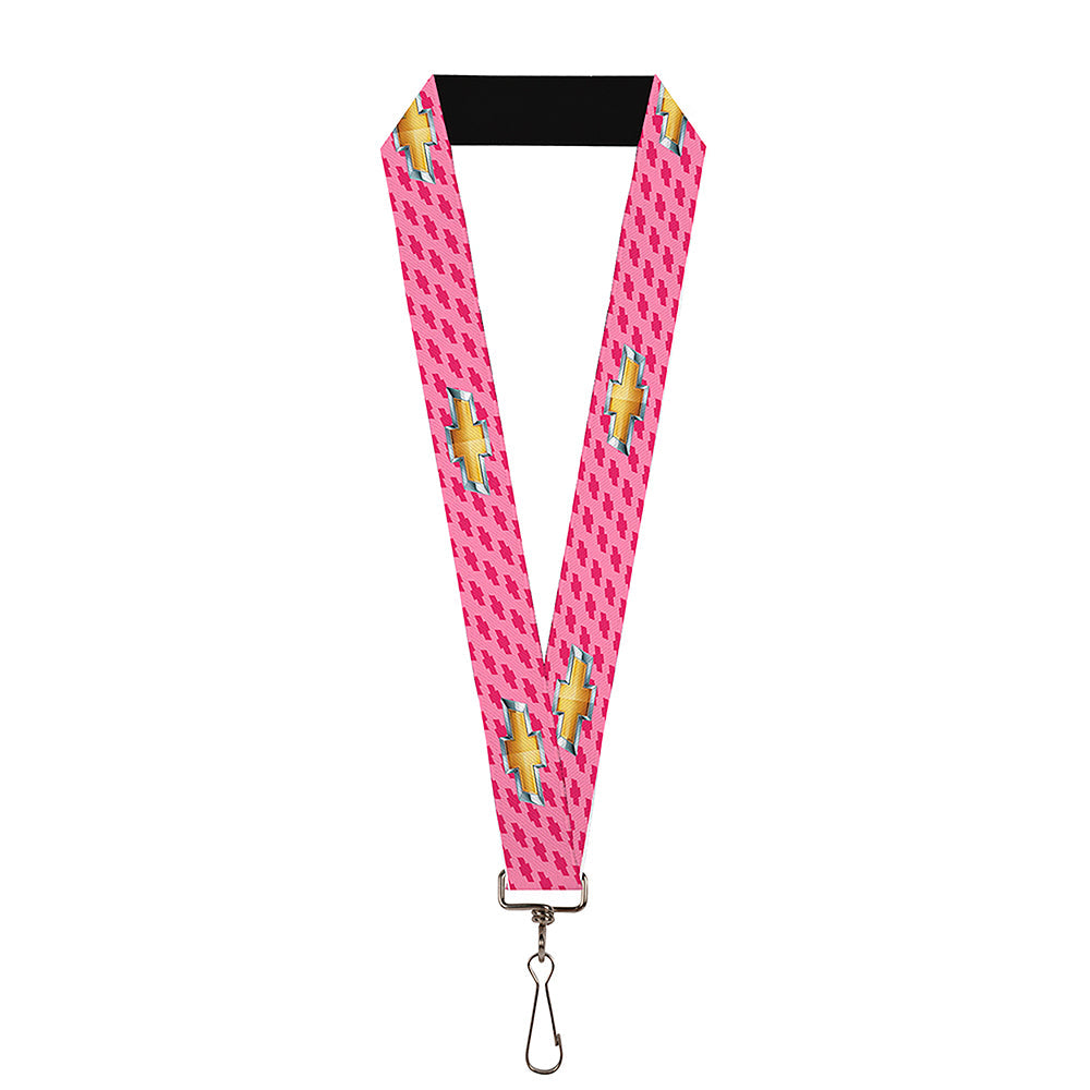 lanyard-1-0-chevy-gold-bowtie-w-logo-pink