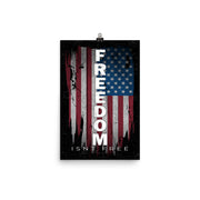 freedom-isnt-free-poster-patriotic-american-flag-art