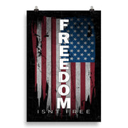 freedom-isnt-free-poster-patriotic-american-flag-art