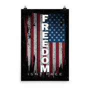 freedom-isnt-free-poster-patriotic-american-flag-art