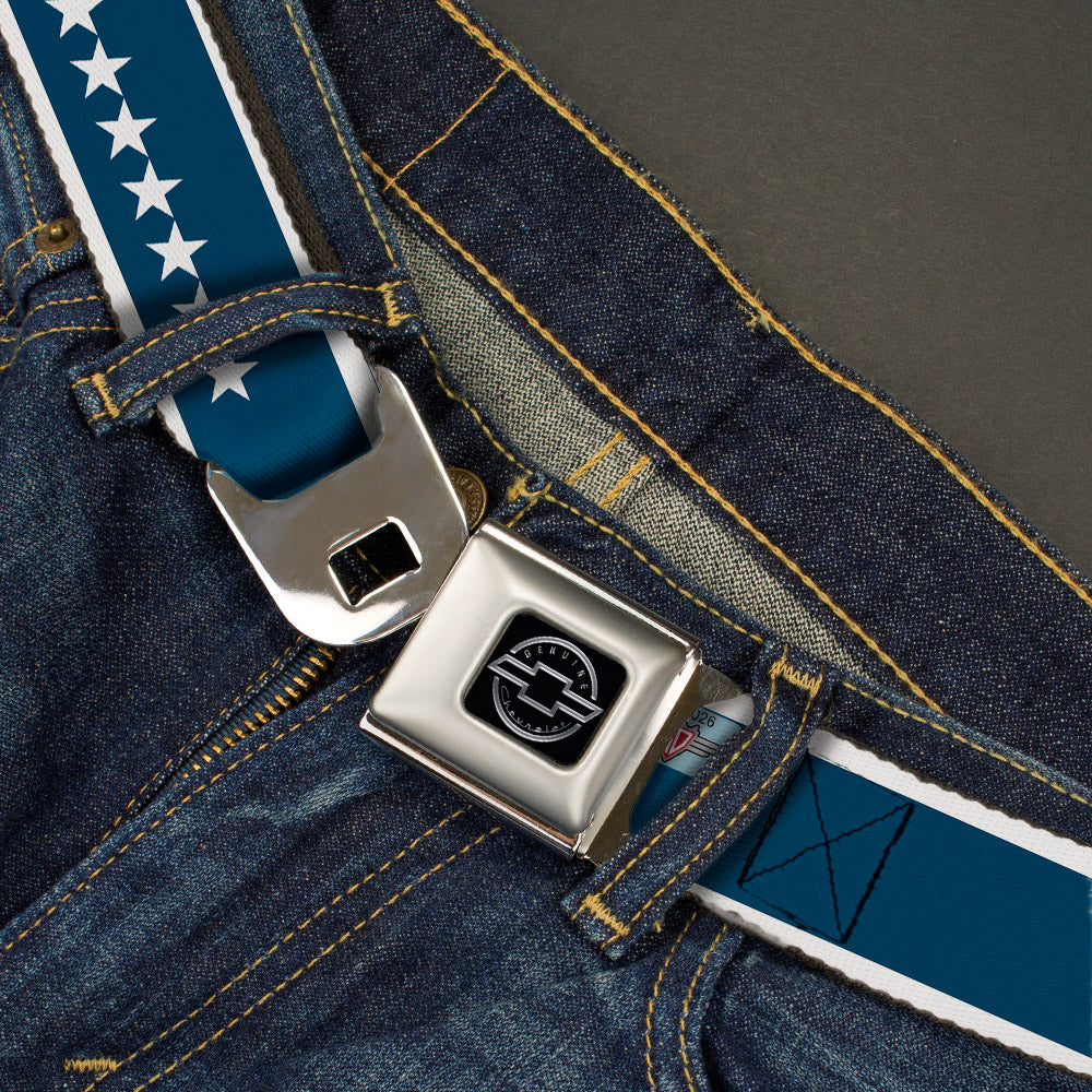 chevy-seatbelt-belt-chevrolet-bowtie-stars-blue-white-webbing