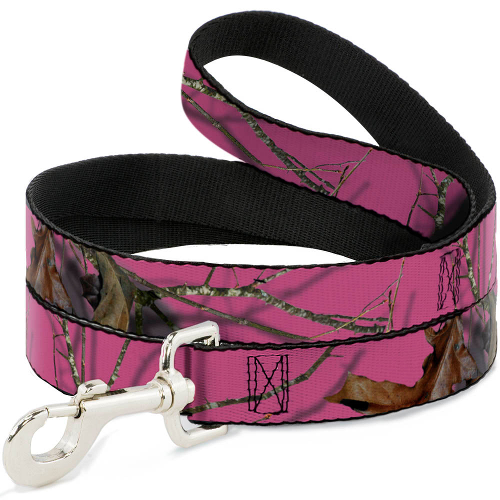 Mossy Oak Dog Leash - Country Roots Camo Fuchsia