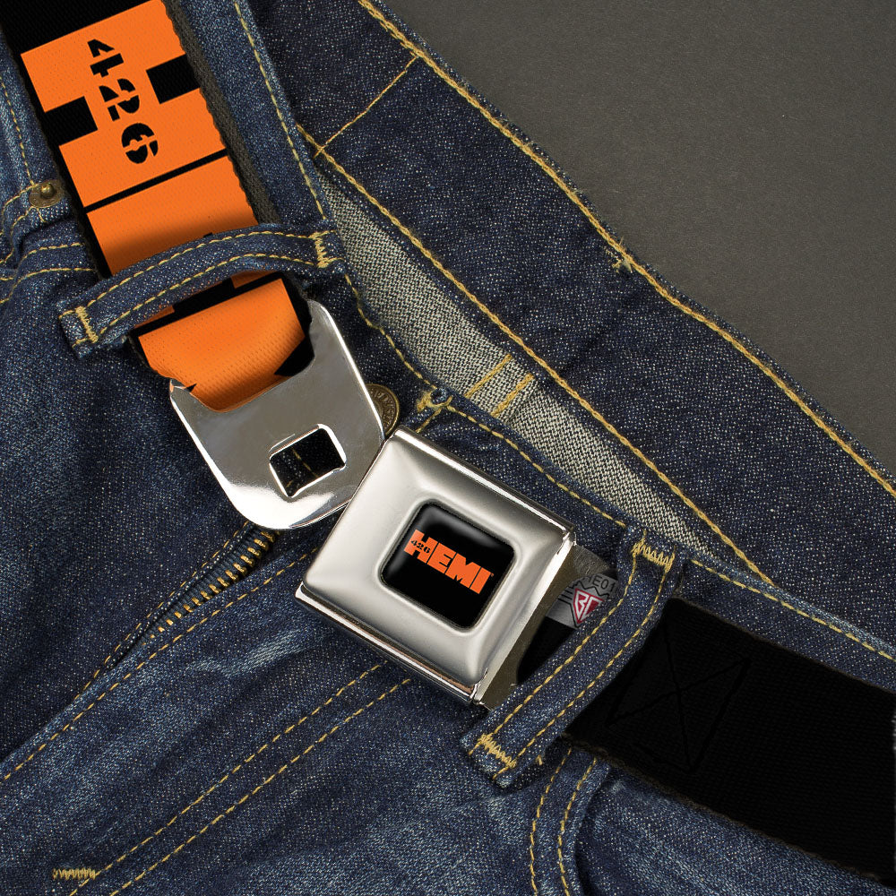 hemi-426-logo-full-color-black-orange-seatbelt-belt-hemi-426-logo-repeat-black-orange-webbing