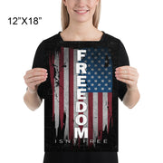 freedom-isnt-free-poster-patriotic-american-flag-art