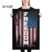 freedom-isnt-free-poster-patriotic-american-flag-art