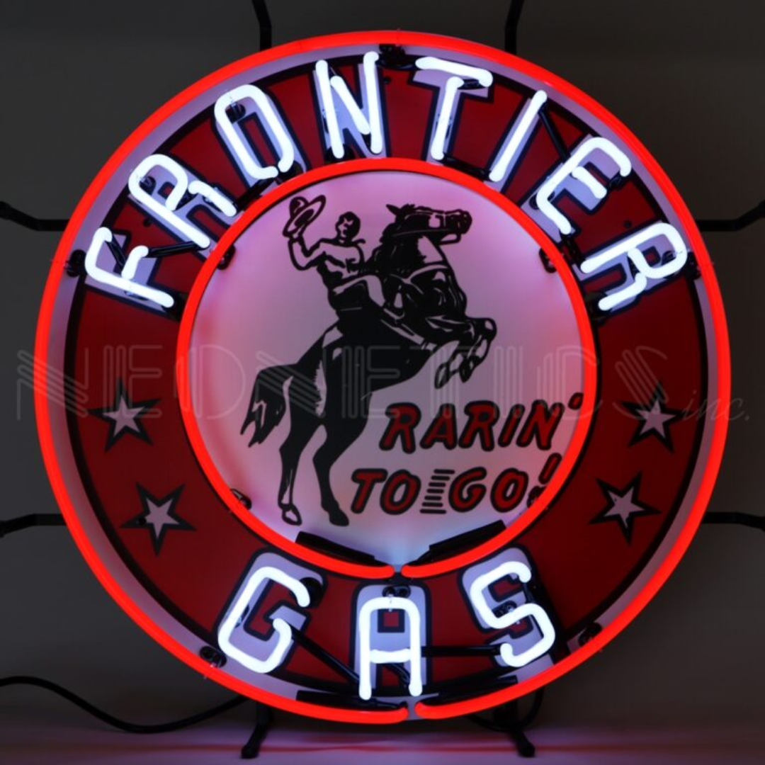 Frontier Gasoline Neon Sign