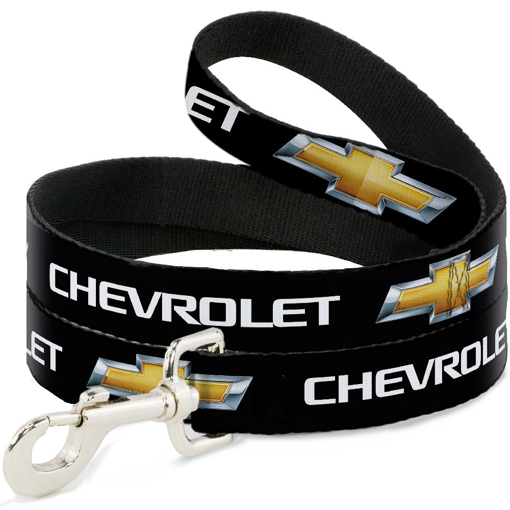 dog-leash-chevy-bowtie-black-gold-logo-repeat