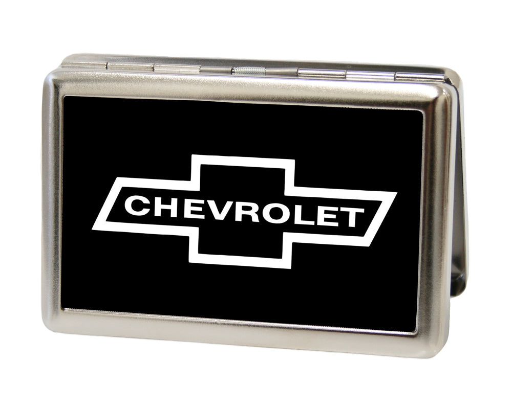 business-card-holder-large-1965-chevrolet-bowtie-fcg-black-white