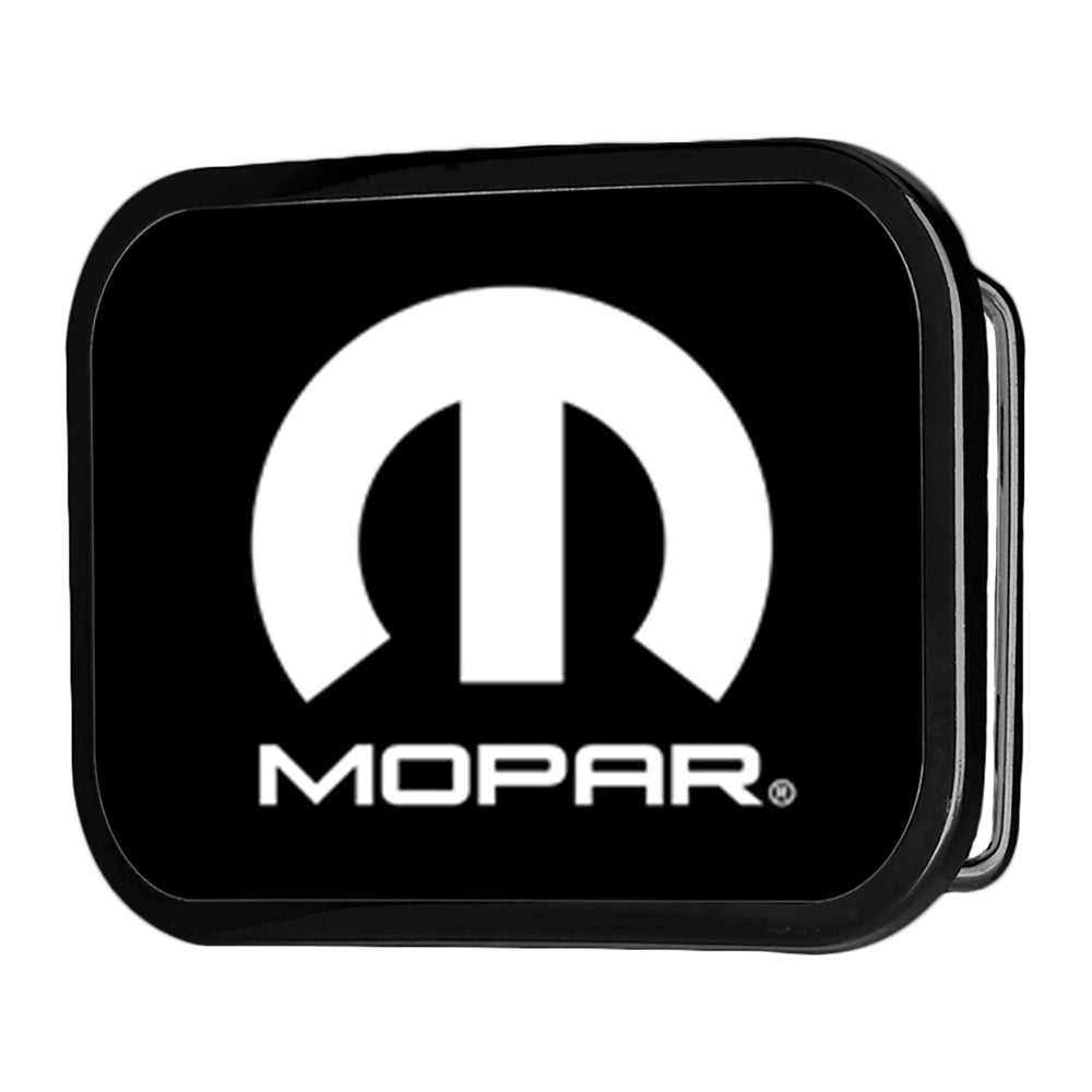 MOPAR Logo FCG Black White - Black Rock Star Buckle