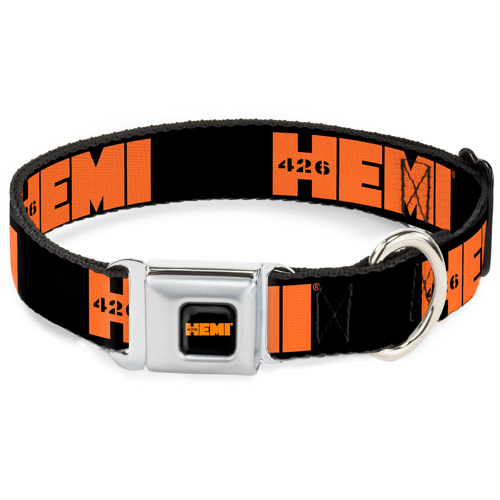 hemi-426-logo-full-color-black-orange-seatbelt-buckle-collar-hemi-426-logo-repeat-black-orange