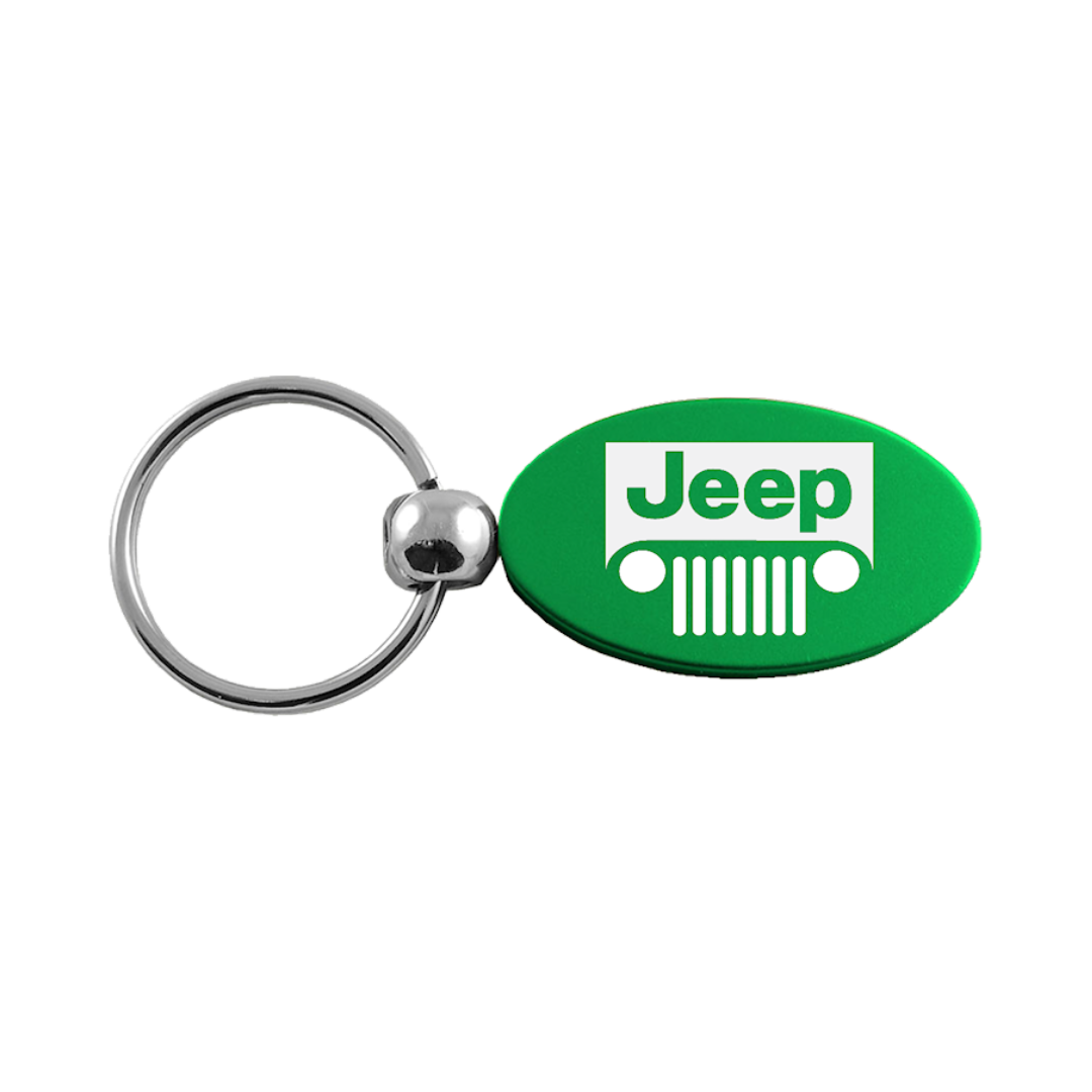 jeep-grill-oval-key-fob-green-28825-classic-auto-store-online