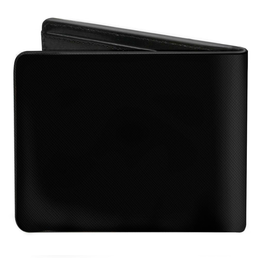 BUILT FORD TOUGH Logo Bi-Fold Wallet - Black Silver Gradient Blue