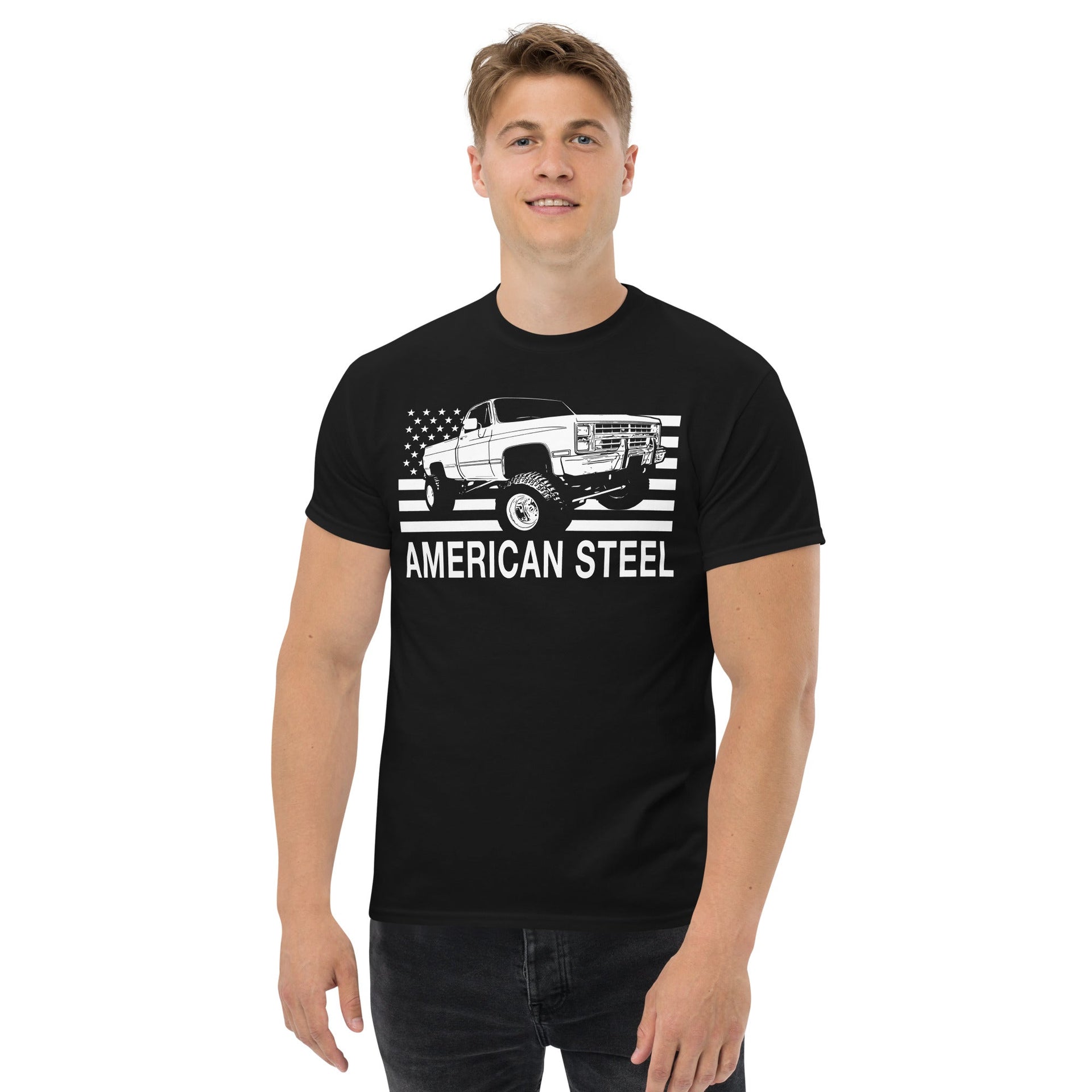 k10-square-body-truck-t-shirt-american-steel