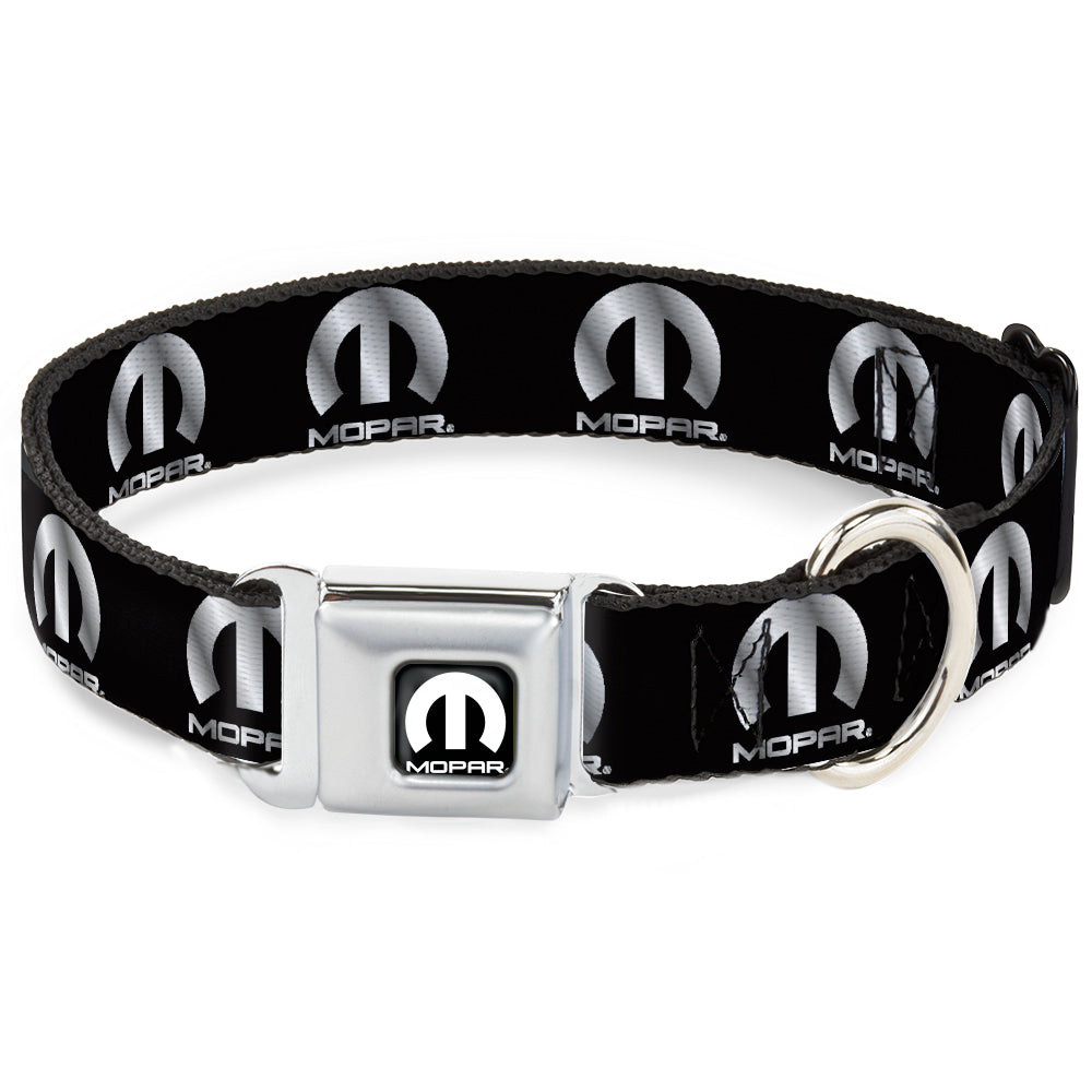 MOPAR Logo Seatbelt Buckle Collar - Full Color Black/White