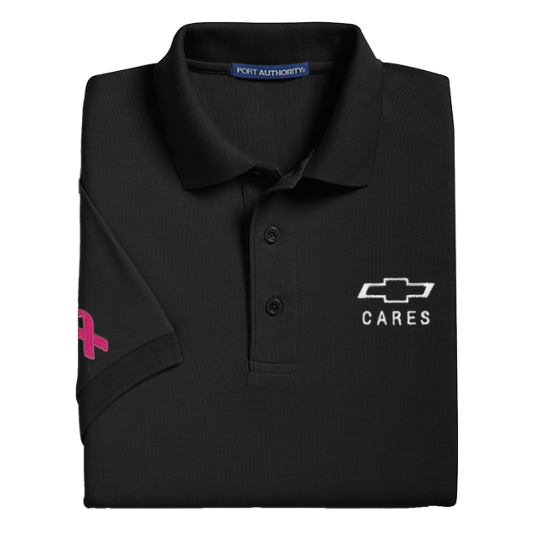 Men's Breast Cancer Awareness Polo