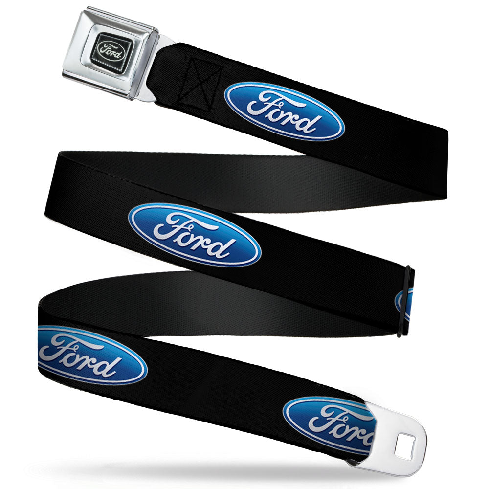 Ford Emblem Seatbelt Belt - Ford Oval Logo REPEAT Webbing