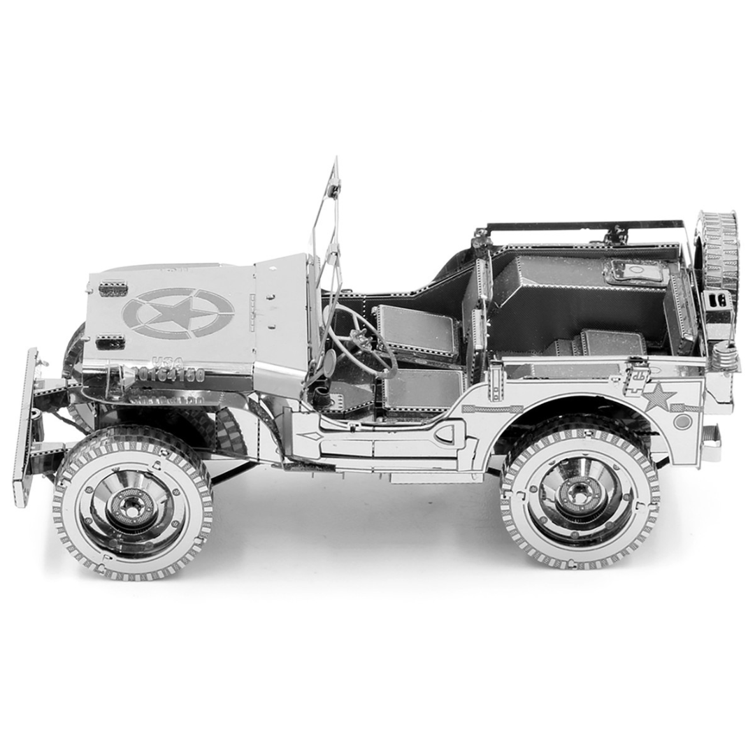 Model Kit Willys Overland Jeep (Challenging Difficulty) Steel Model