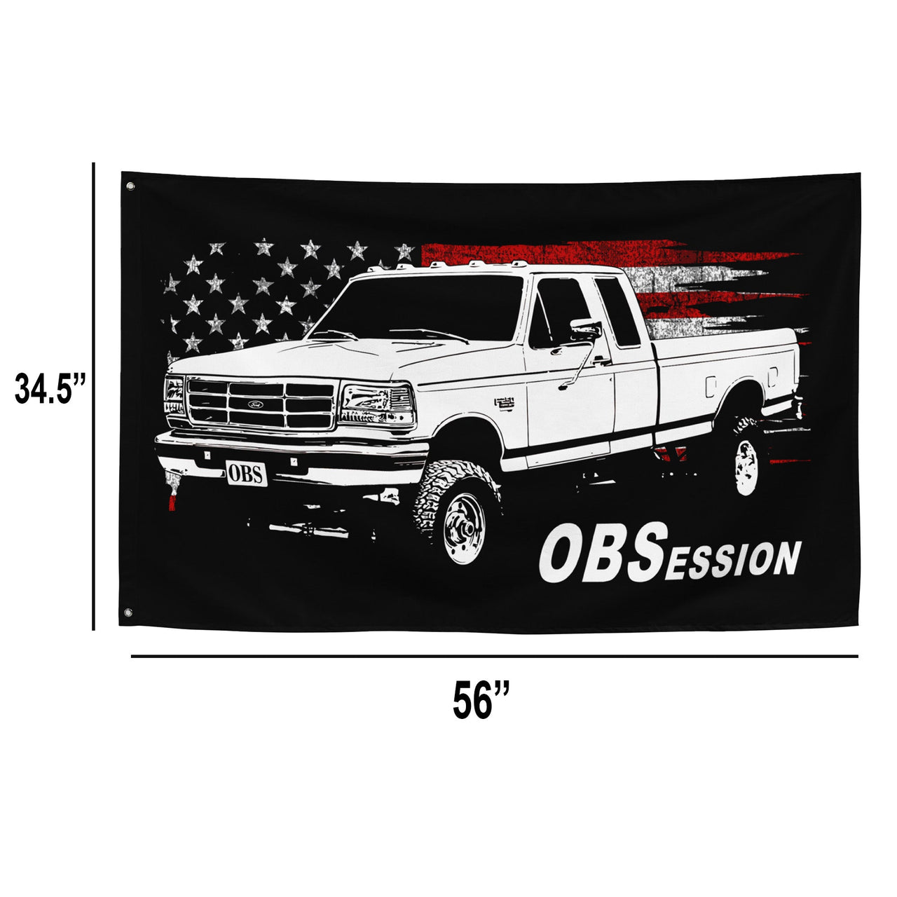 obs-extended-cab-truck-wall-flag-garage-decor-dorm-poster-man-cave-decoration