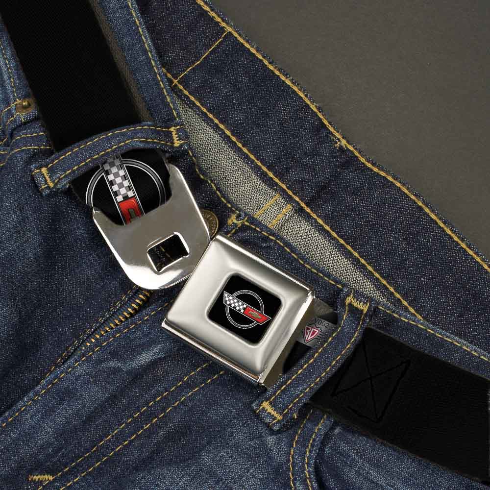 corvette-c4-checker-bowtie-logo-full-color-black-seatbelt-belt-c4-webbing