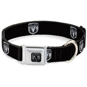 ram-black-silver-seatbelt-buckle-collar-ram-black-silver-logo-repeat