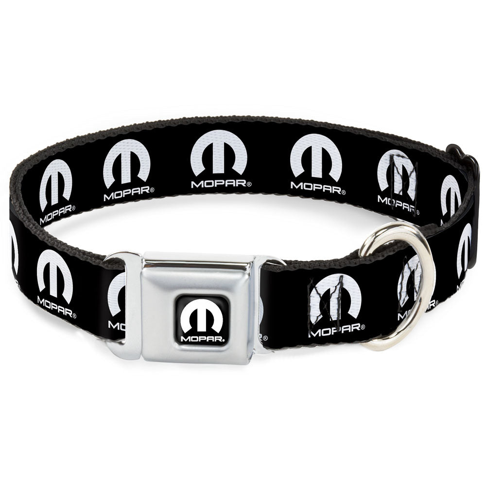 MOPAR Logo Seatbelt Buckle Collar - Full Color Black White