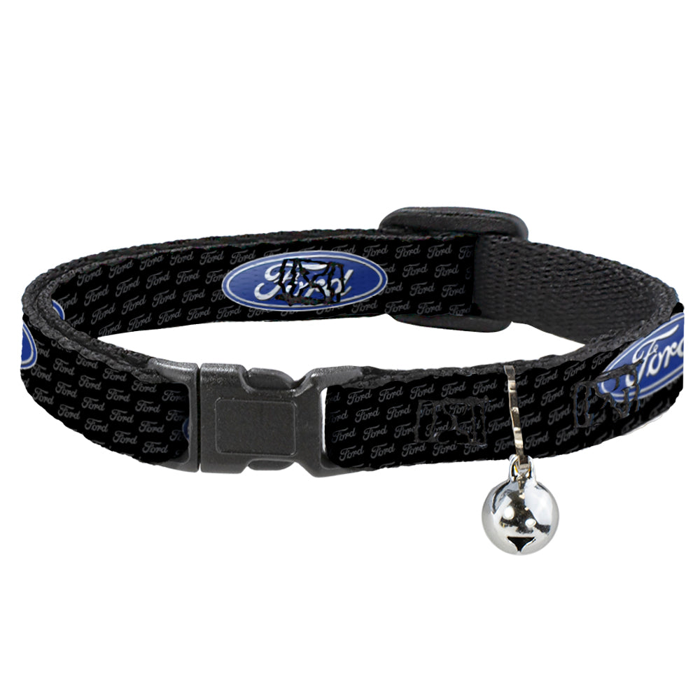 cat-collar-breakaway-ford-oval-repeat-w-text