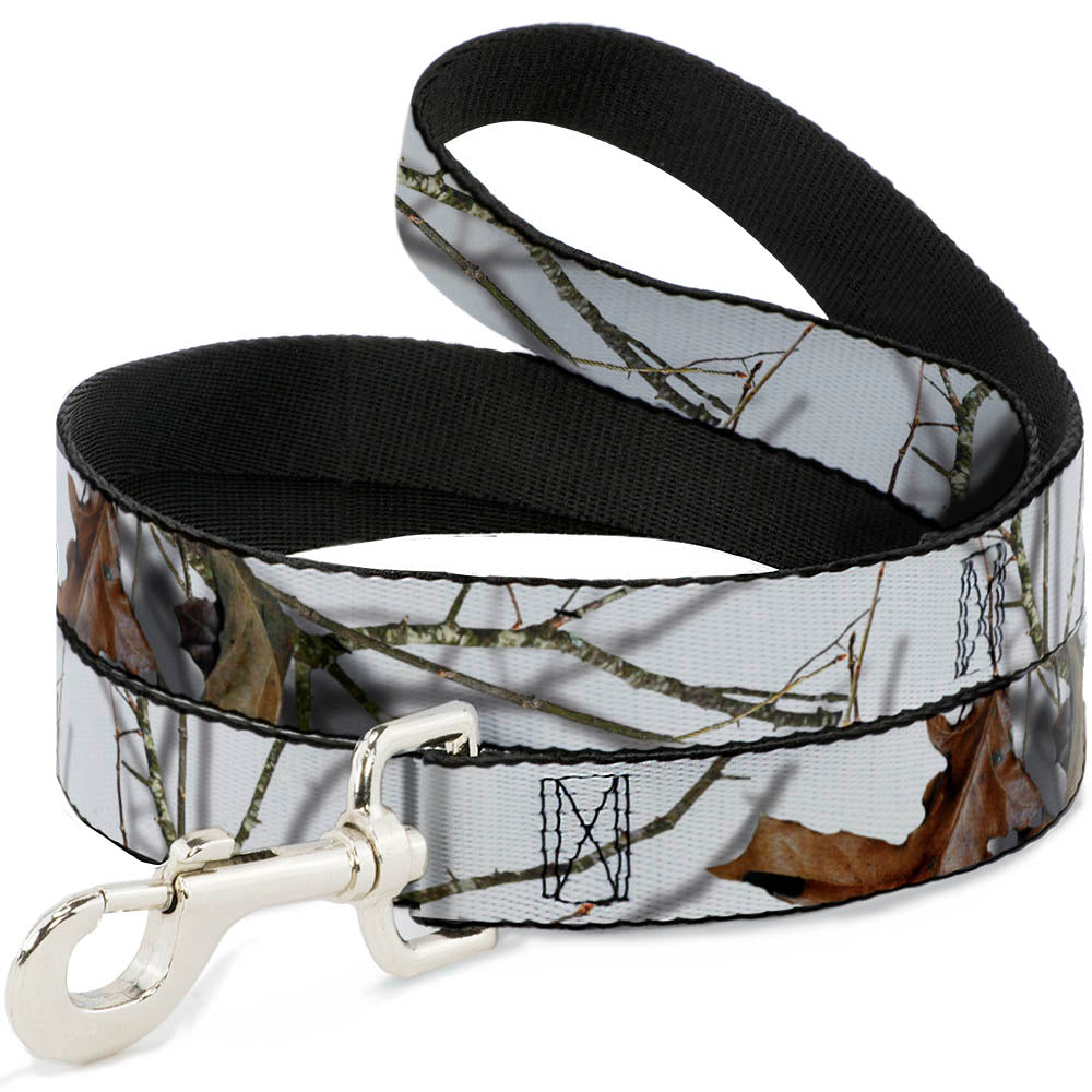 Mossy Oak Country Roots Dog Leash - Snowdrift Camo White