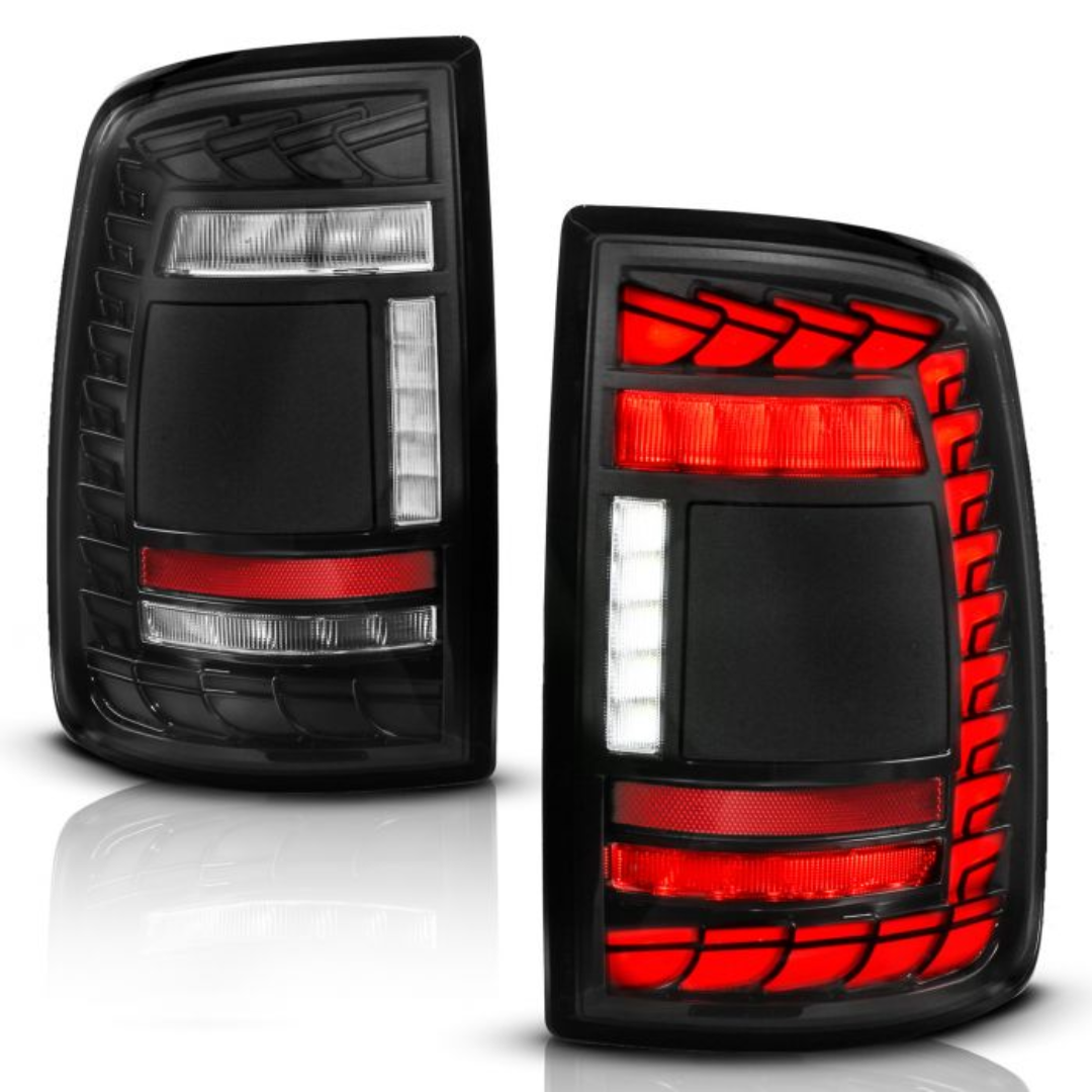 Ram 2500/3500 19-24 Full LED Black Sequential Tail Lights FITS ALL MODELS