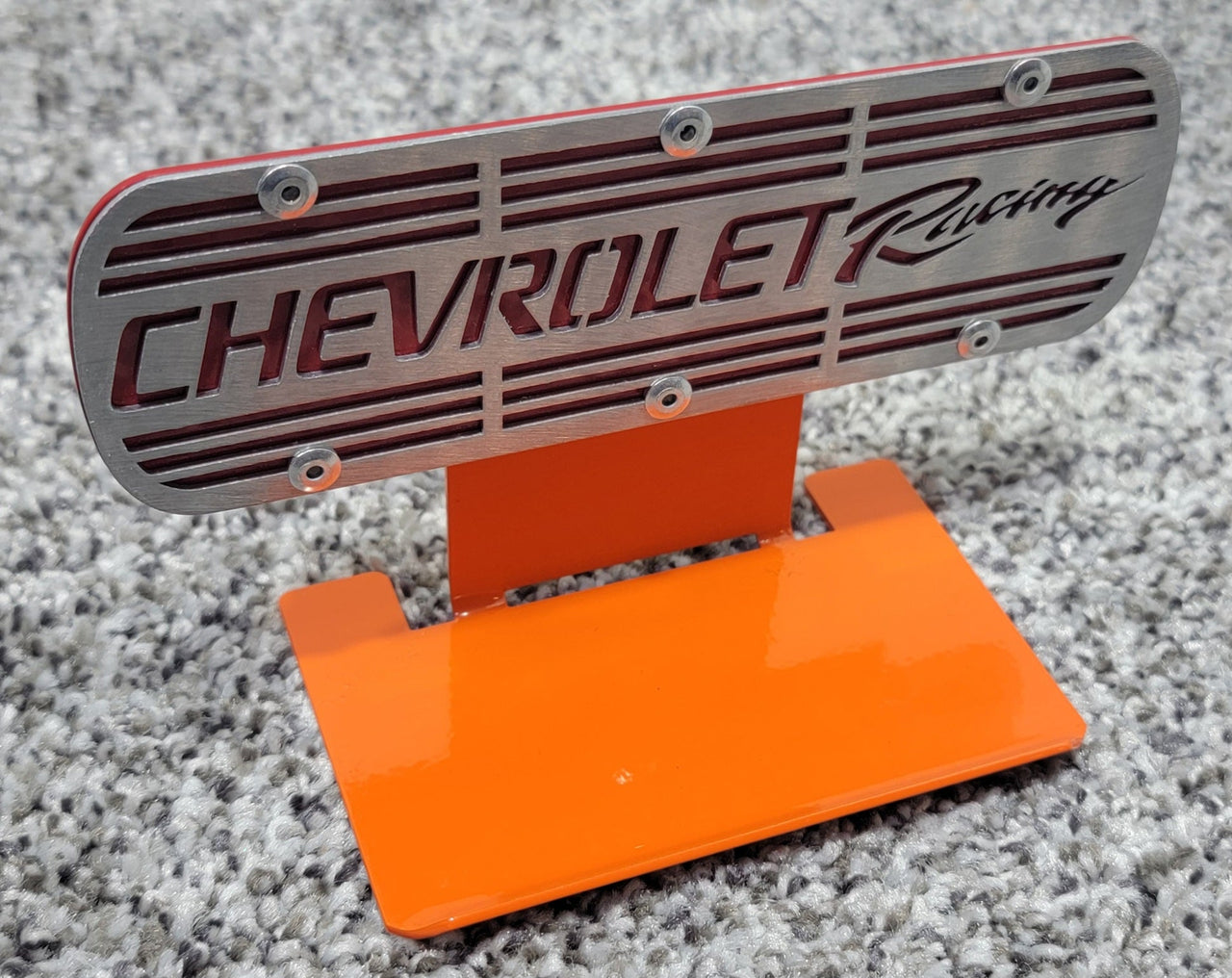 Chevrolet Racing Valve Cover Collection - Magnet And Diecast Display