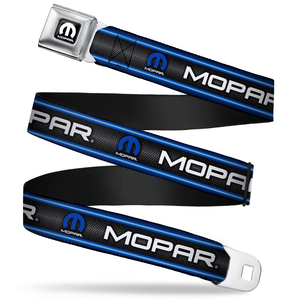 MOPAR Logo Seatbelt Belt - Full Color Black White