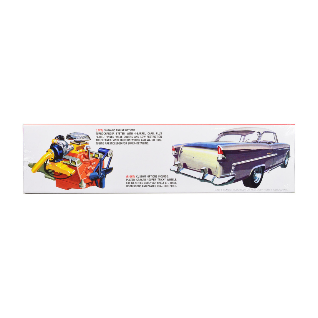 Skill 3 Model Kit 1955 Chevrolet Bel Air Hardtop 1/16 Scale Model by AMT