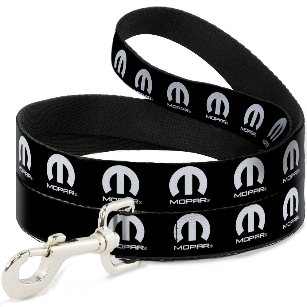 dog-leash-mopar-logo-repeat-black-white