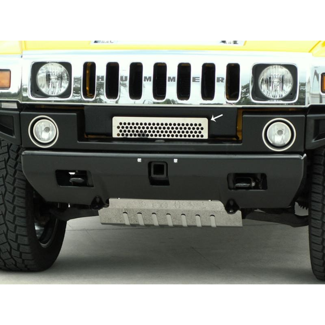 2003-2007 Hummer H2 - Grille Front Lower | Polished Stainless Steel