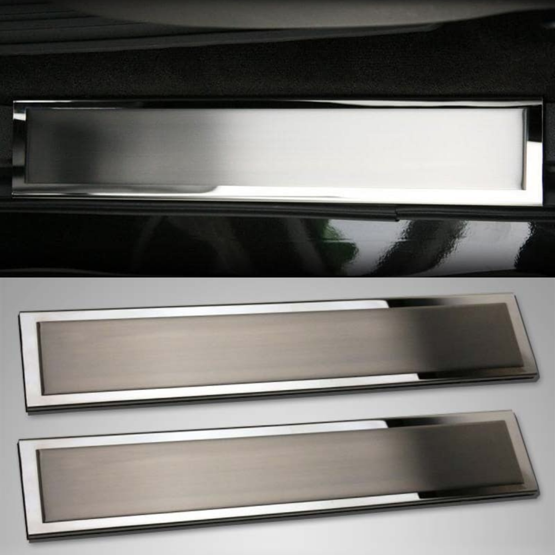 2010-2014 Ford F150/Raptor - Outer Rear Door Sills 2Pc | Brushed/Polished Stainless Steel