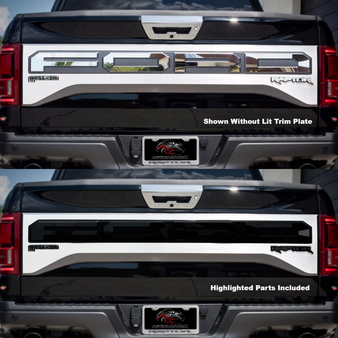 2017-2018 Ford Raptor - Factory Tailgate Upgrade | Premium Stainless Steel