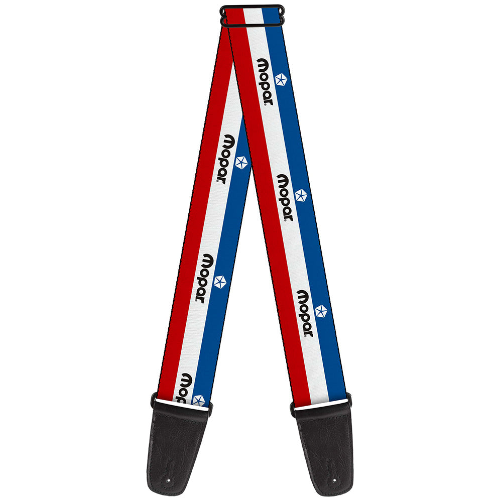 guitar-strap-mopar-logo-stripe-blue-white-red