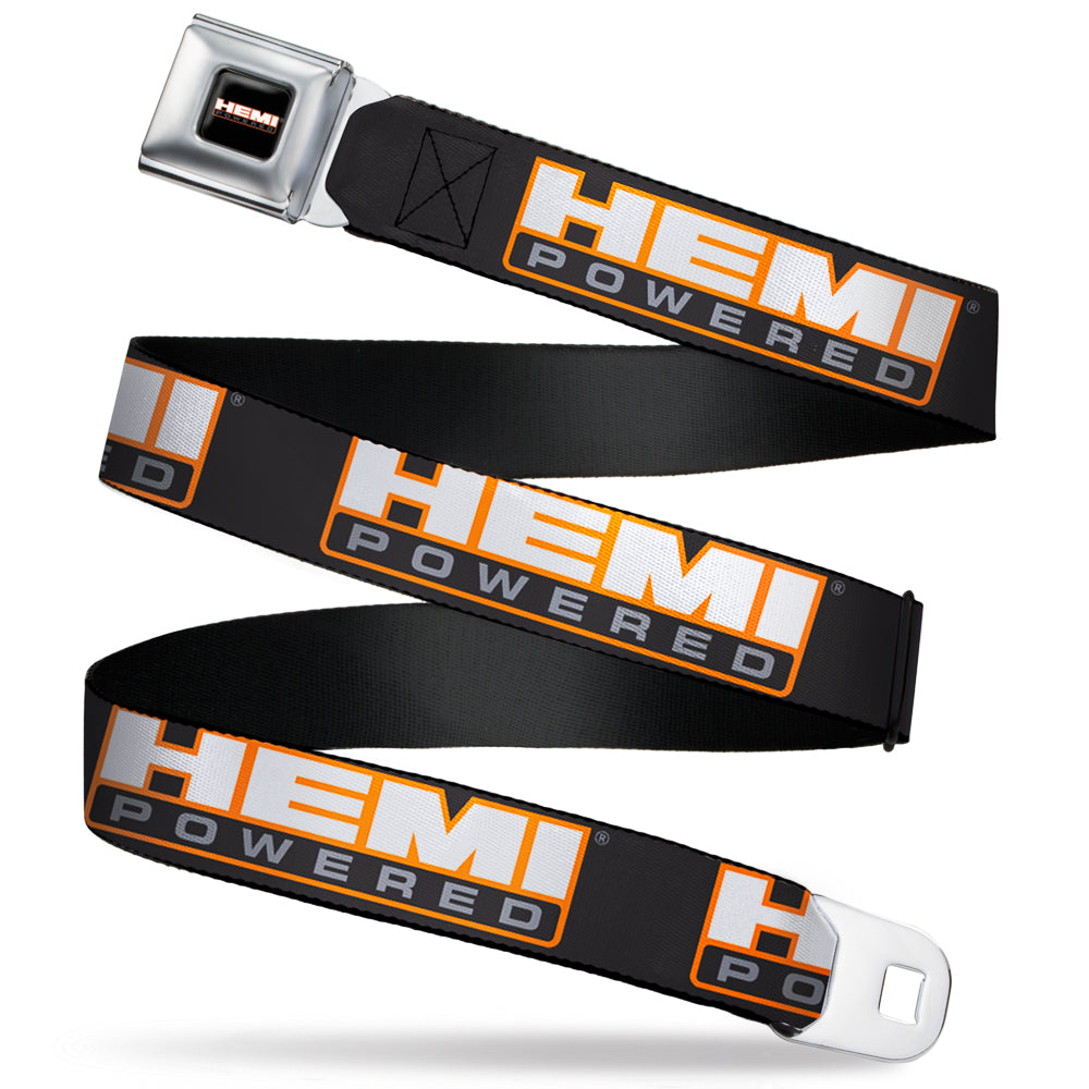 hemi-powered-logo-full-color-black-orange-white-gray-seatbelt-belt-hemi-powered-logo-repeat-black-orange-white-gray-webbing