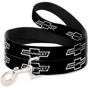 dog-leash-1965-chevrolet-bowtie-black-white