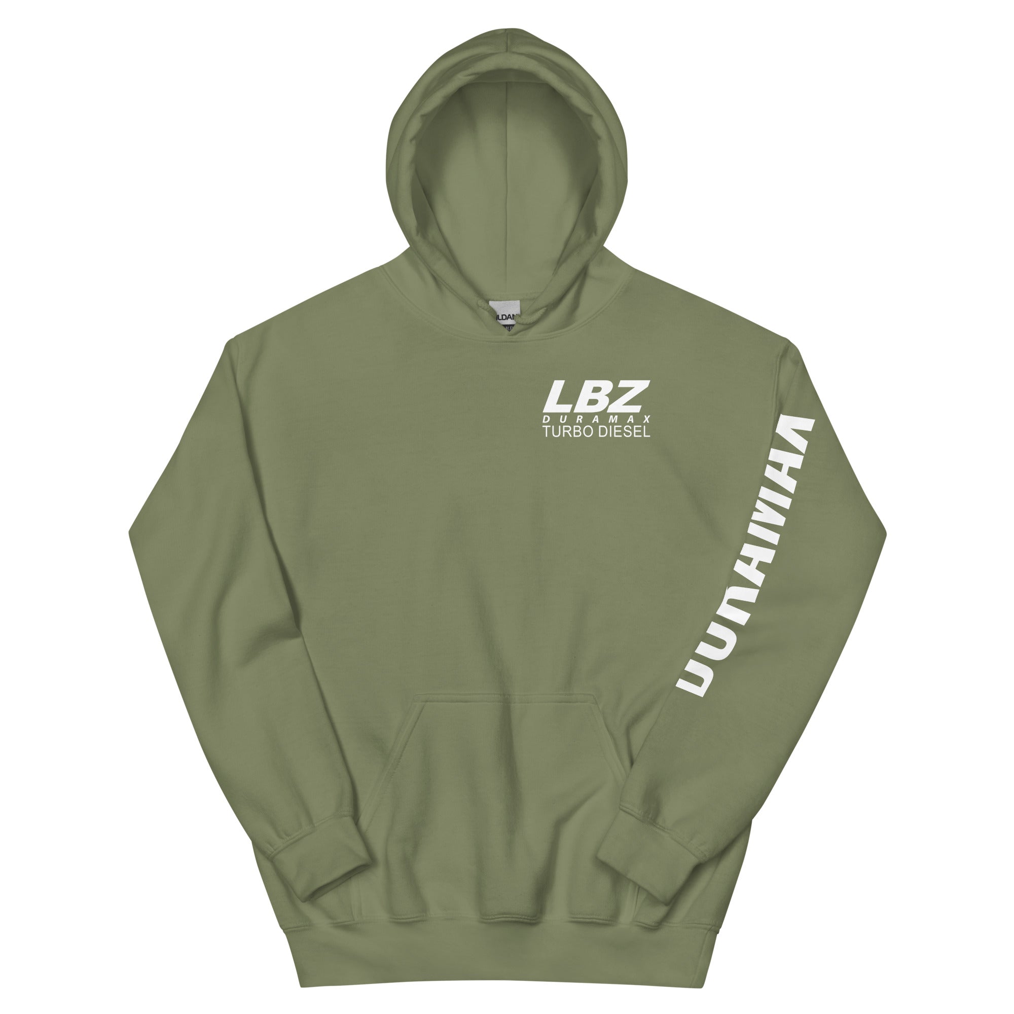 LBZ Duramax Hoodie Pullover Sweatshirt With Sleeve Print Truck Store Online