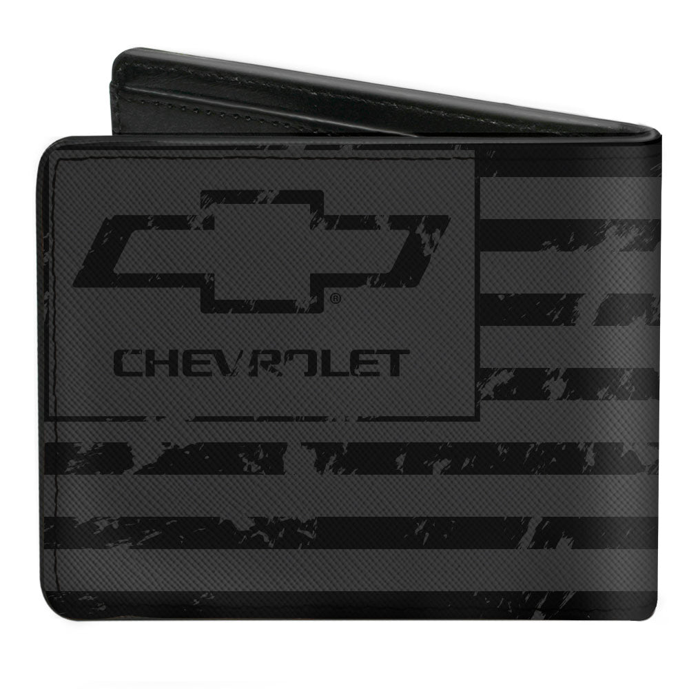 bi-fold-wallet-chevrolet-bowtie-americana-flag-weathered-gray-black