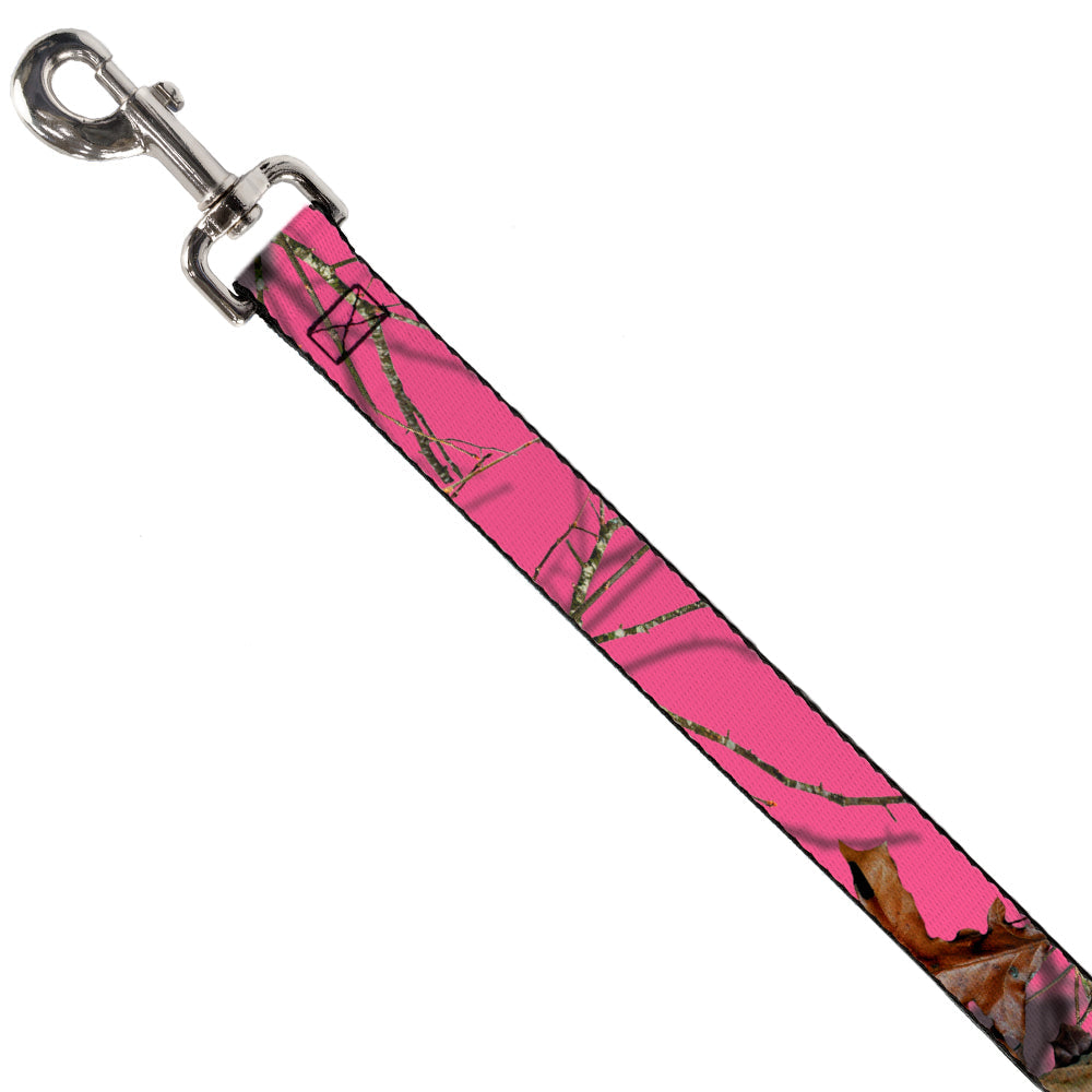 Mossy Oak Dog Leash - Country Roots Camo Fuchsia