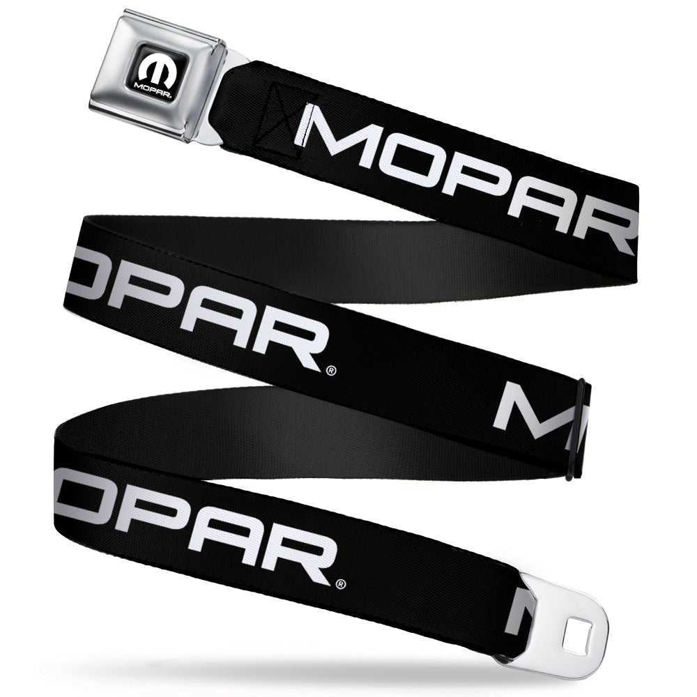 MOPAR Logo Seatbelt Belt - Full Color Black White