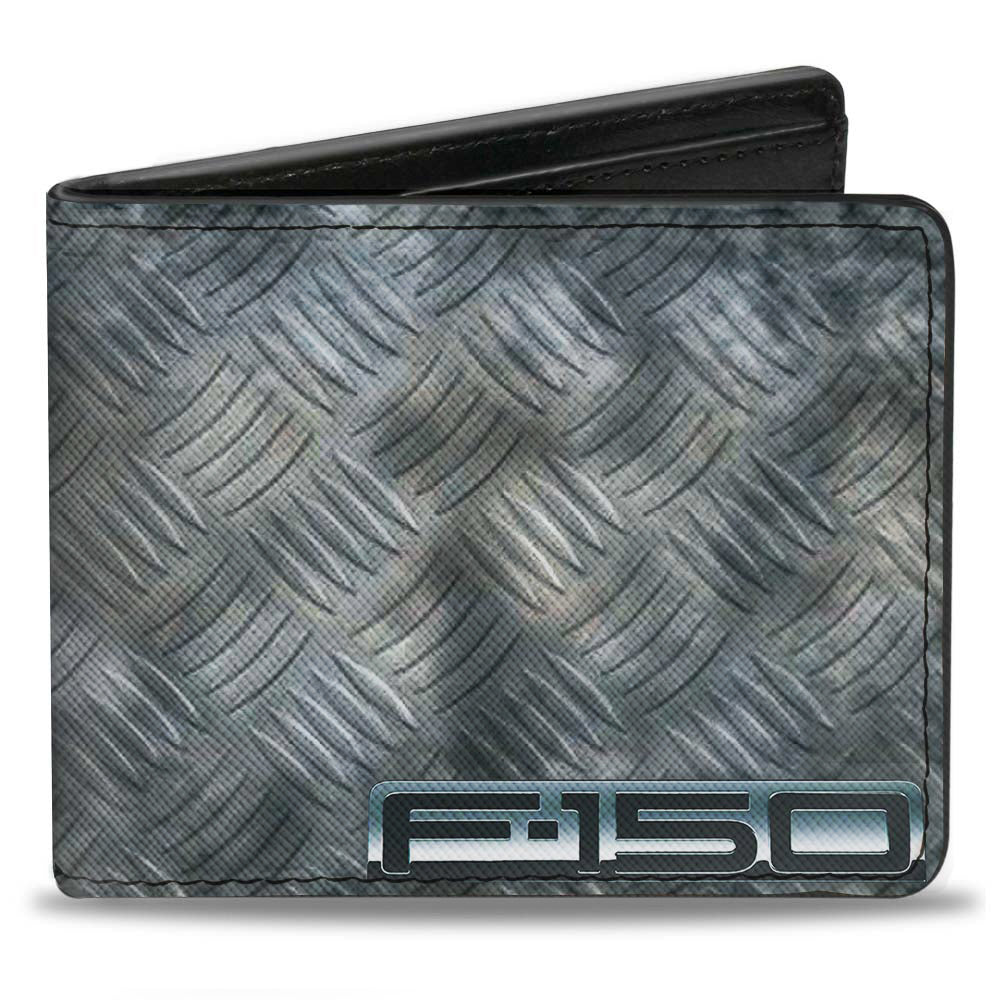 bi-fold-wallet-f-150-ford-truck-checker-metal-diamond-plate